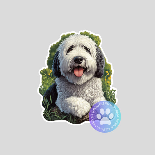 Old English Sheepdog Sticker