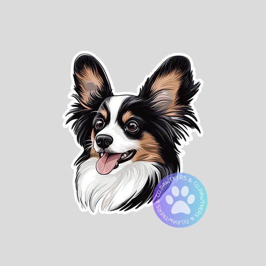 Papillon Sticker