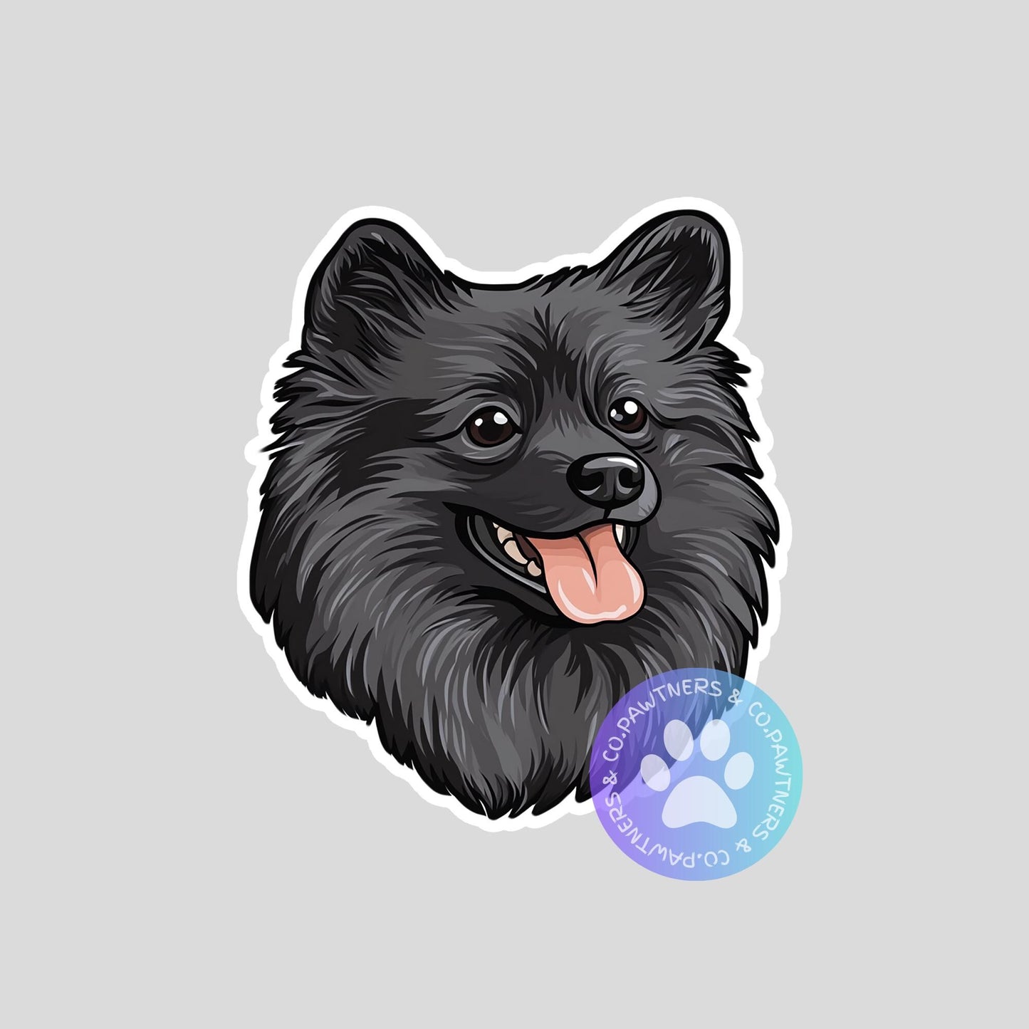 Keeshond Sticker