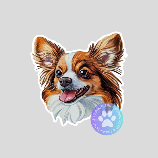 Papillon Sticker