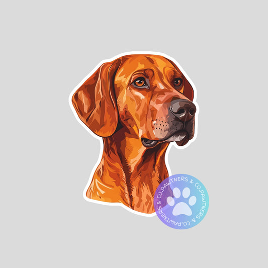 Redbone Coonhound Sticker