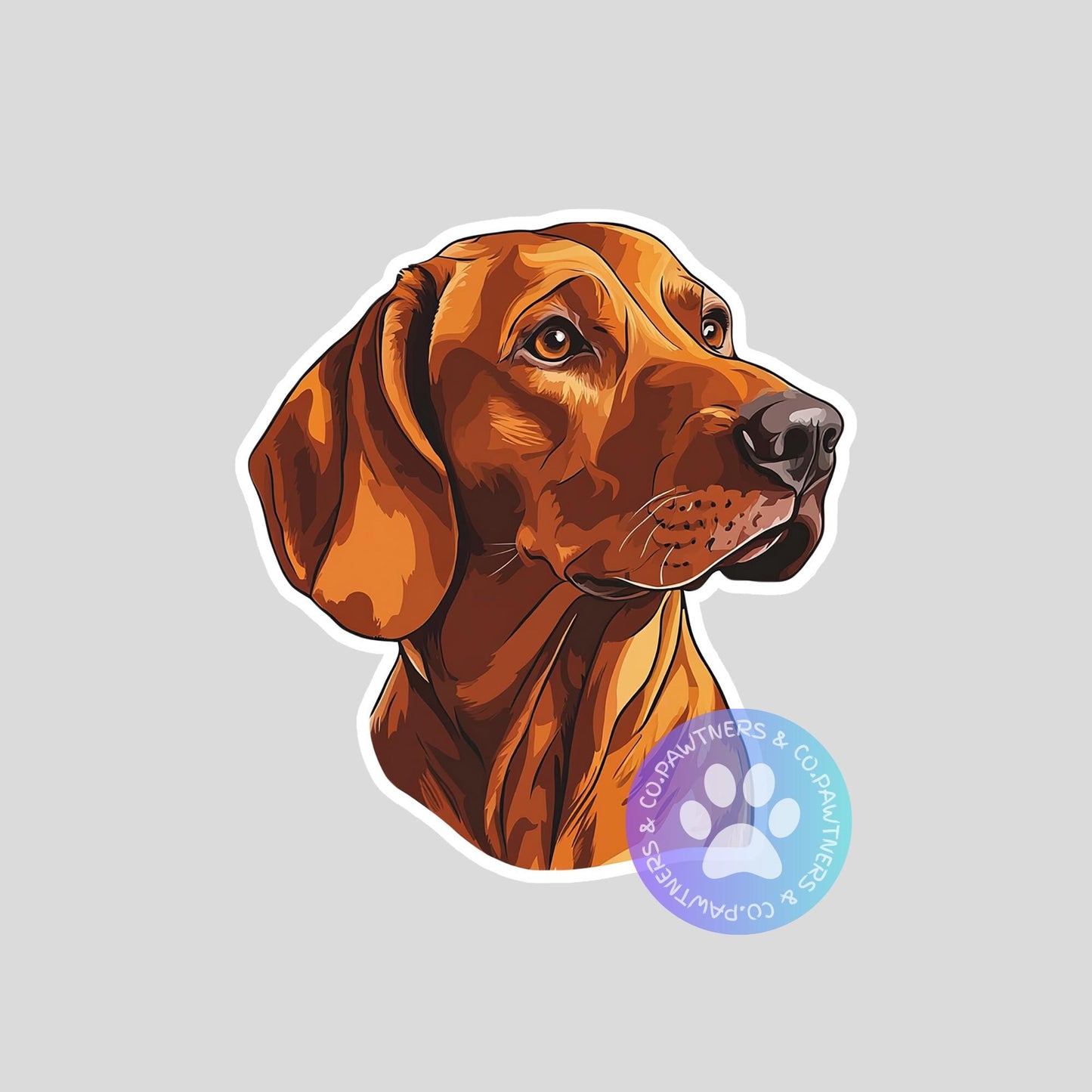 Redbone Coonhound Sticker