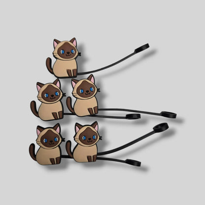 Siamese Kitty Straw Topper