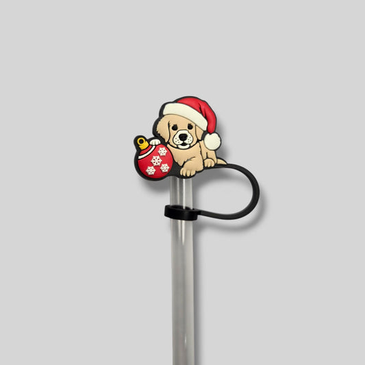 Christmas Lab Straw Topper 8mm