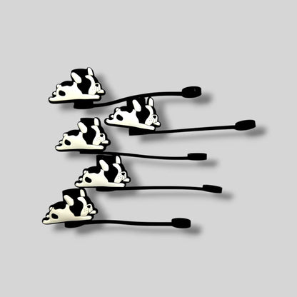 Boston Terrier Straw Topper 8mm