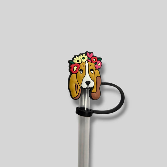 Flower Girl Dachshund Straw Topper 8mm