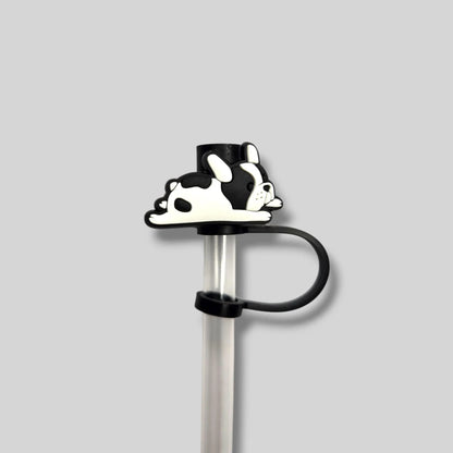 Boston Terrier Straw Topper 8mm