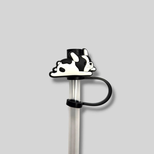 Boston Terrier Straw Topper 8mm